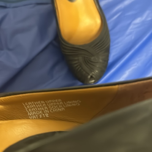 Black thick heel shoes, comfortable cushion, size 7/8 - Picture 5 of 5